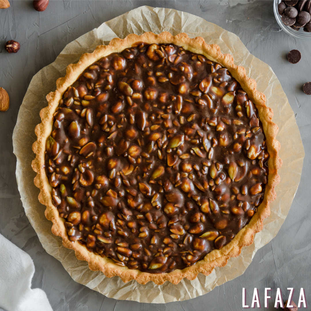 Dark Chocolate-Almond Tart